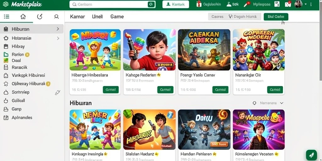 Tampilan antarmuka yang menarik dan mudah dinavigasi.