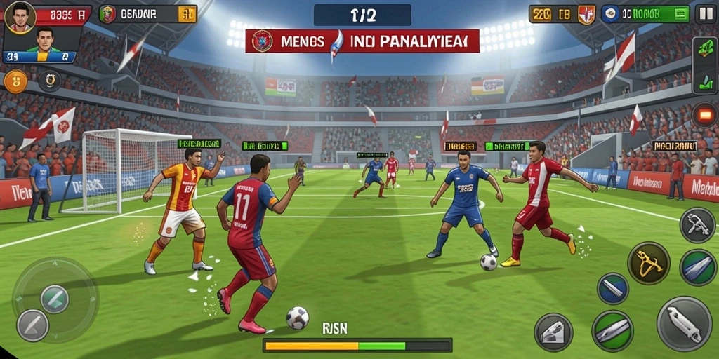 Tampilan antarmuka yang user-friendly untuk navigation.