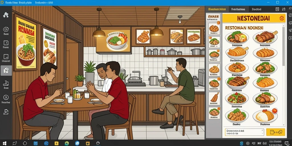 Tampilan awal yang menawan dan menarik perhatian.