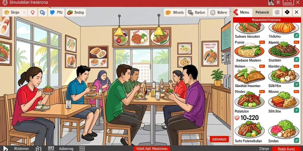 Tampilan awal MAXSERU yang menarik dan penuh warna.