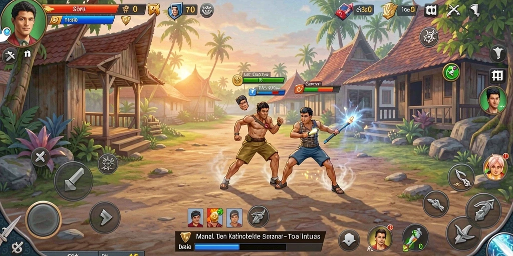 Tampilan awal antarmuka QT777 yang menarik.
