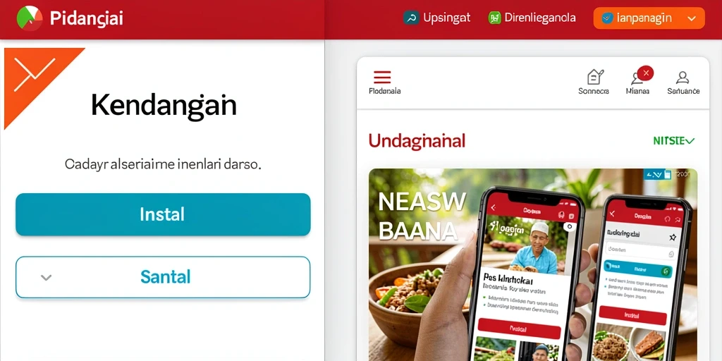 Tampilan antarmuka yang intuitif dan menarik.