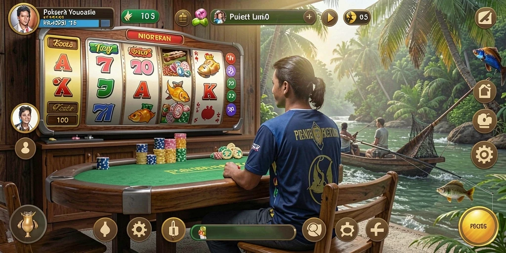 Tampilan antarmuka RICH7 yang modern dan menarik.