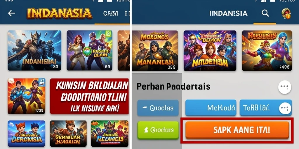 Tampilan grafis yang memukau dan berwarna.