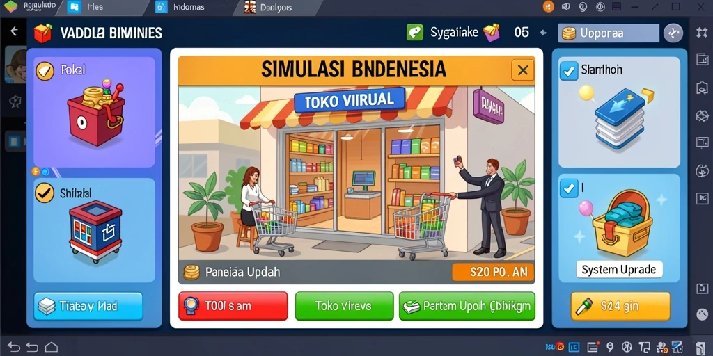 Tampilan awal yang menarik dan mudah dinavigasi.