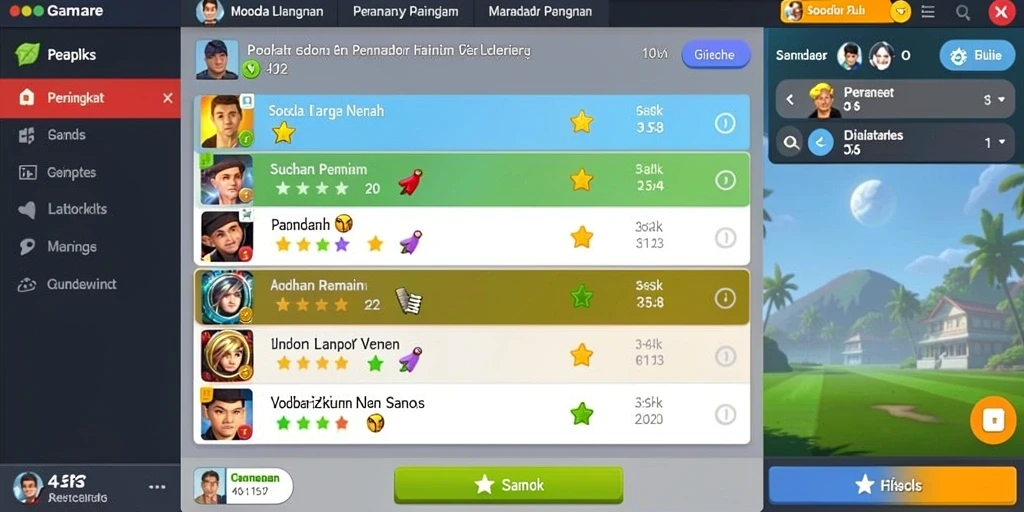 Tampilan awal yang menarik dan intuitif.